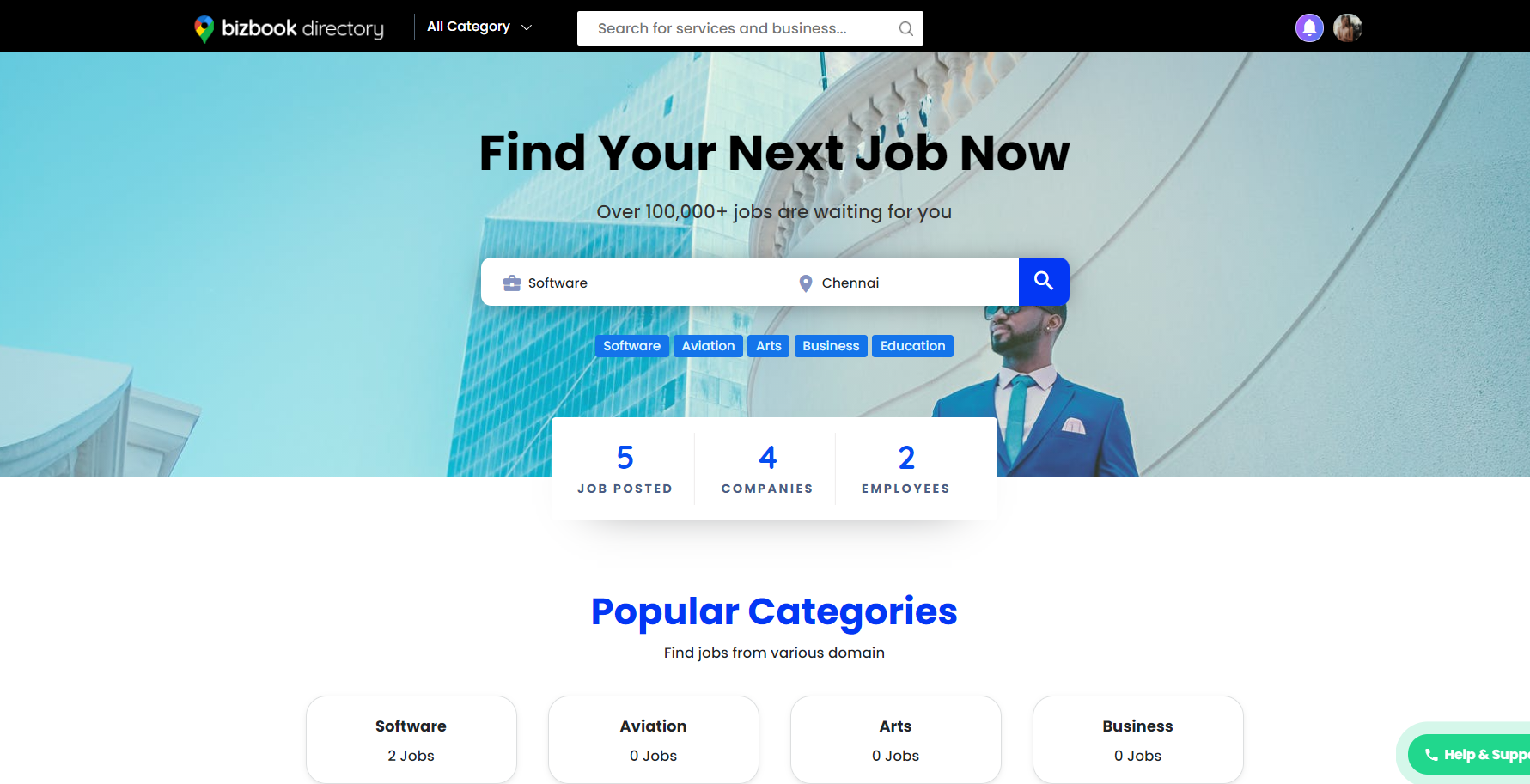 Bizbook classified template frontend
